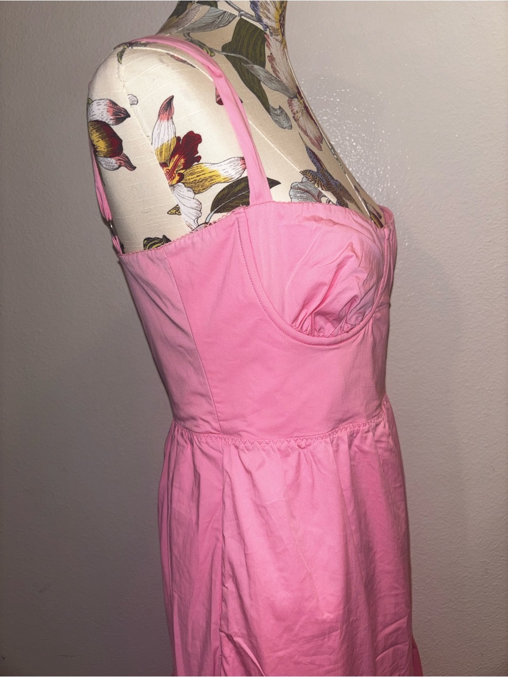 House of CB Elia pink midi dress size L - Picture 5 of 8